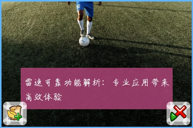 雷速可靠功能解析：专业应用带来高效体验